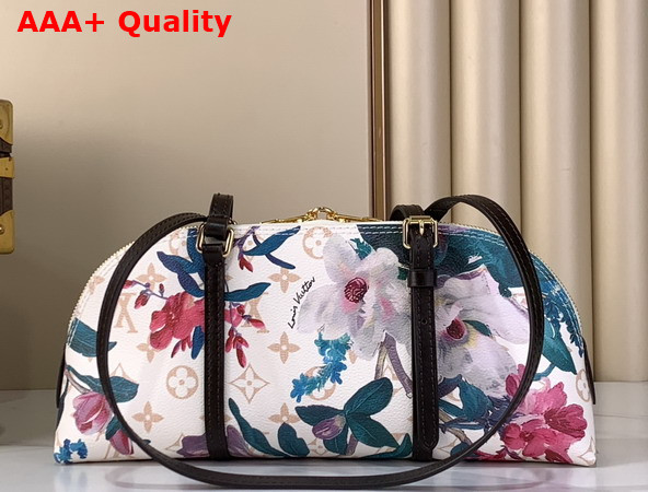 Louis Vuitton Squire East West Handbag in Monogram Dune Coated Canvas with a Colorful Floral Pattern M29185 Replica