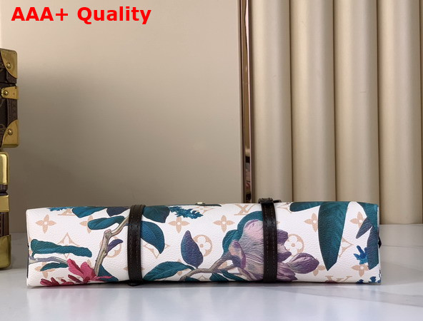 Louis Vuitton Squire East West Handbag in Monogram Dune Coated Canvas with a Colorful Floral Pattern M29185 Replica