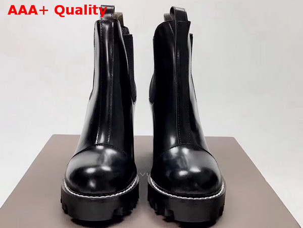 Louis Vuitton Star Trail Ankle Boot in Black Calf Leather Replica