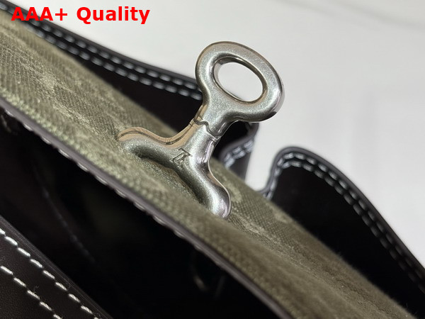Louis Vuitton Steamer 30 Bag in Khaki Green Monogram Surplus Jacquard M2A082 Replica