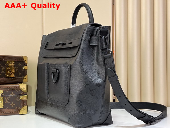 Louis Vuitton Steamer 30 in Monogram Midnight Coated Canvas M2A253 Replica