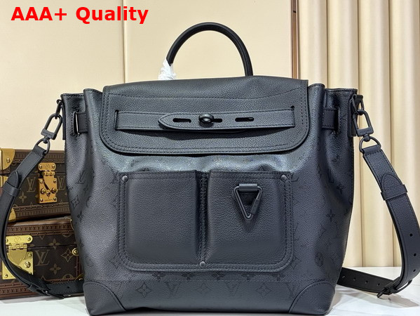 Louis Vuitton Steamer 30 in Monogram Midnight Coated Canvas M2A253 Replica