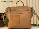 Louis Vuitton Steamer 30 in Tan LV Touch Calfskin Leather M26758 Replica