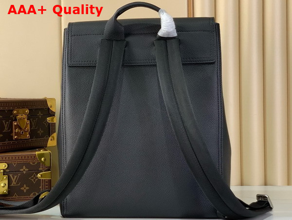 Louis Vuitton Steamer Backpack in Black LV Touch Calfskin Leather M27063 Replica