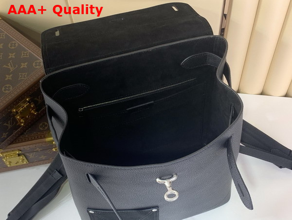 Louis Vuitton Steamer Backpack in Black LV Touch Calfskin Leather M27063 Replica