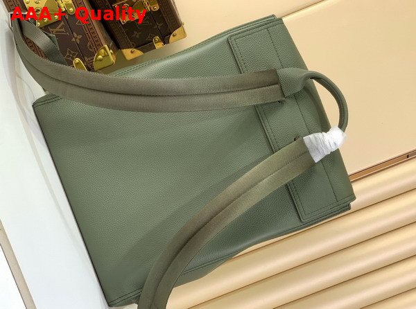 Louis Vuitton Steamer Backpack in Khaki Green LV Touch Calfskin Leather M26852 Replica
