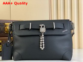 Louis Vuitton Steamer Crossbody Bag in Black LV Colorado Calfskin M11607 Replica