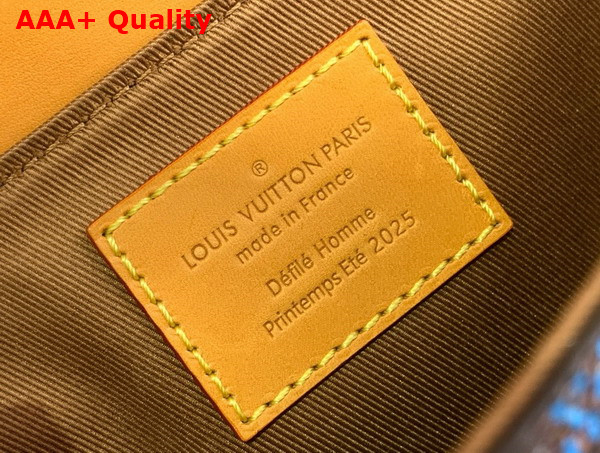 Louis Vuitton Steamer East West Wearable Wallet Multicolor LV Vers Damier Ebene Coated Canvas N00187 Replica
