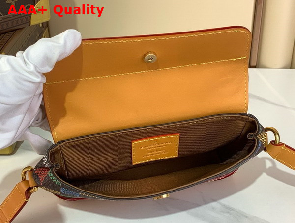 Louis Vuitton Steamer East West Wearable Wallet Multicolor LV Vers Damier Ebene Coated Canvas N00187 Replica