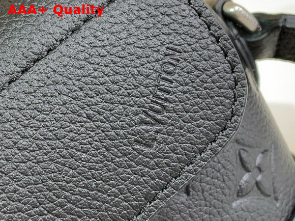 Louis Vuitton Steamer East West Wearable Wallet in Black Taurillon Monogram Embossed Cowhide Leather M13888 Replica