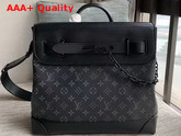Louis Vuitton Steamer PM Monogram Eclipse Canvas with Matte Black Hardware M44731 Replica