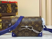 Louis Vuitton Steamer Wearable Wallet Indigo Blue Monogram Macassar Coated Canvas M12810 Replica
