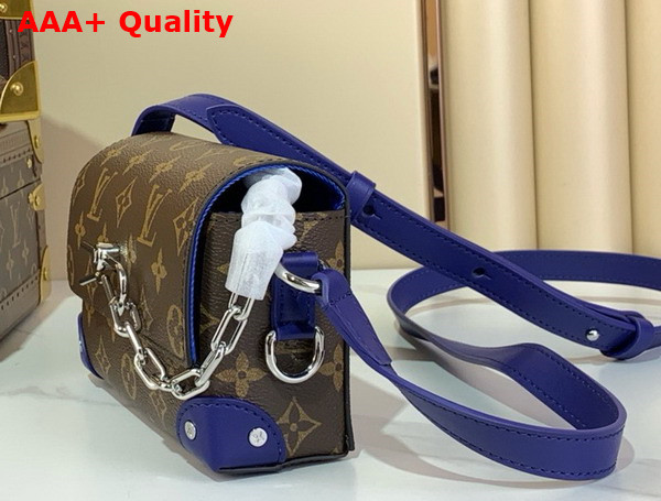 Louis Vuitton Steamer Wearable Wallet Indigo Blue Monogram Macassar Coated Canvas M12810 Replica