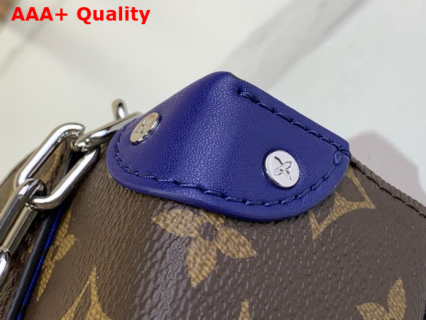 Louis Vuitton Steamer Wearable Wallet Indigo Blue Monogram Macassar Coated Canvas M12810 Replica