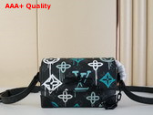 Louis Vuitton Steamer Wearable Wallet LV Graffiti Green M81852 Replica