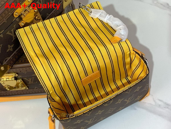 Louis Vuitton Steamer Wearable Wallet Safran Yellow Monogram Macassar Coated Canvas M12811 Replica