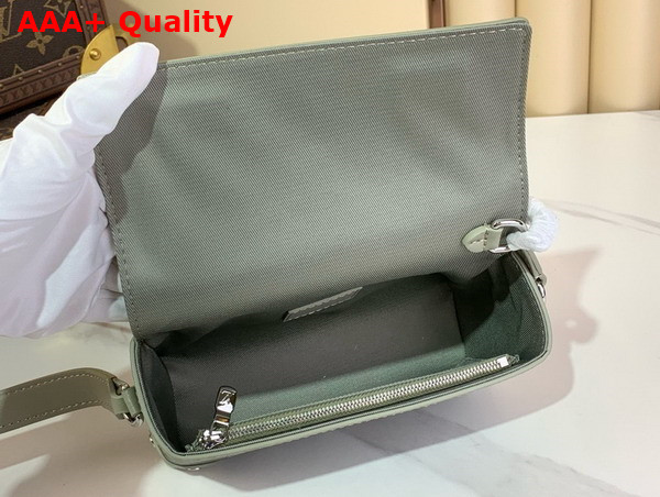 Louis Vuitton Steamer Wearable Wallet in Khaki Green Monogram Gradient Coated Canvas M11543 Replica
