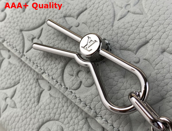 Louis Vuitton Steamer Wearable Wallet in Mineral Gray Taurillon Monogram Cowhide Leather Replica
