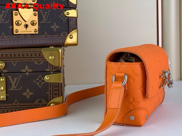Louis Vuitton Steamer Wearable Wallet in Orange Taurillon Monogram Cowhide Leather M82916 Replica