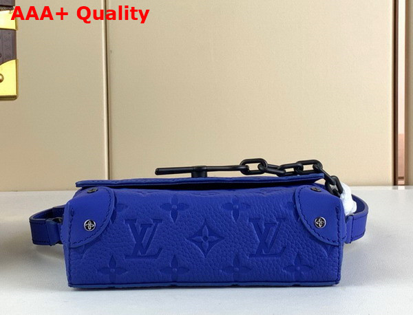 Louis Vuitton Steamer Wearable Wallet in Racing Blue Taurillon Monogram Cowhide Leather M82571 Replica