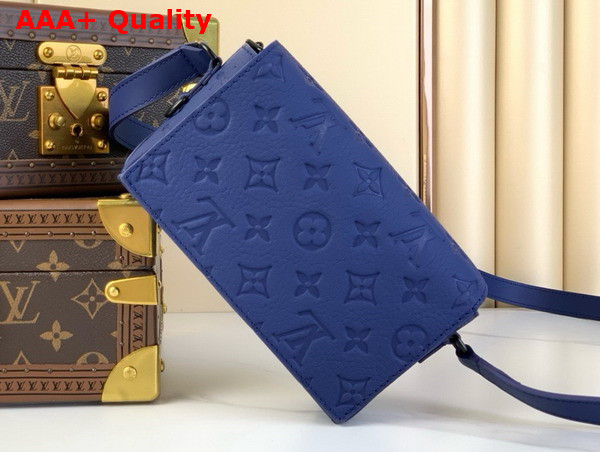 Louis Vuitton Steamer Wearable Wallet in Sapphire Taurillon Monogram Embossed Cowhide Leather M11522 Replica