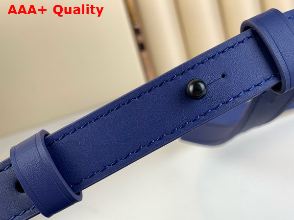 Louis Vuitton Steamer Wearable Wallet in Sapphire Taurillon Monogram Embossed Cowhide Leather M11522 Replica