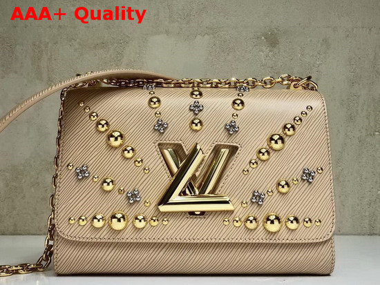 Louis Vuitton Studded Twist MM Epi Leather Galet M52730 Replica
