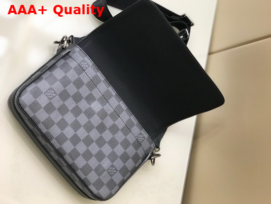 Louis Vuitton Studio Messenger Gray Damier Graphite 3D Coated Canvas N50013 Replica