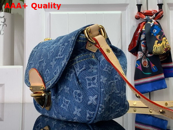 Louis Vuitton Sunset Handbag in Denim Blue Monogram Denim M46829 Replica
