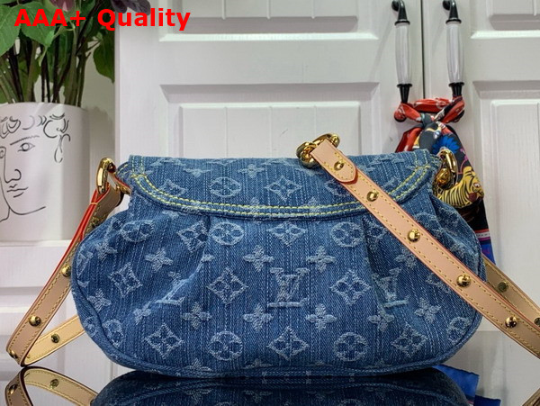 Louis Vuitton Sunset Handbag in Denim Blue Monogram Denim M46829 Replica
