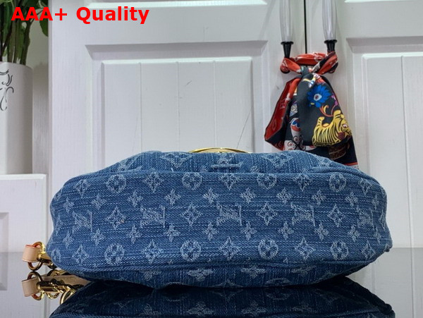 Louis Vuitton Sunset Handbag in Denim Blue Monogram Denim M46829 Replica