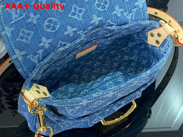 Louis Vuitton Sunset Handbag in Denim Blue Monogram Denim M46829 Replica