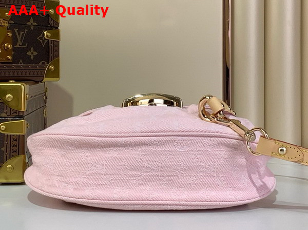 Louis Vuitton Sunset Handbag in Washed Pink Monogram Denim M13347 Replica