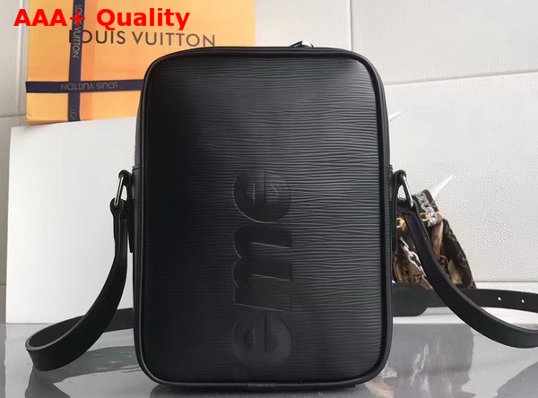 Louis Vuitton Supreme Messenger Black Epi Leather Replica