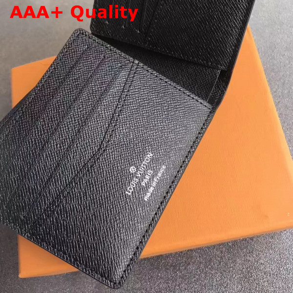 Louis Vuitton Supreme Slender Wallet in Black Epi Leather Replica