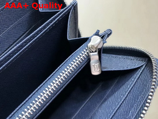 Louis Vuitton Supreme Zippy Wallet in Blue Monogram Denim Replica