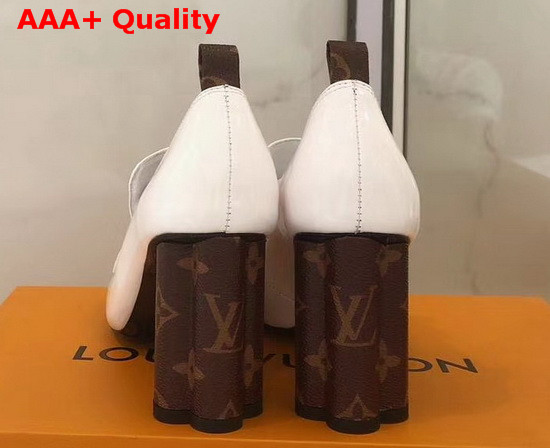 Louis Vuitton Swift Loafer White Glazed Calf Leather Replica