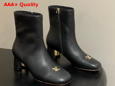 Louis Vuitton Swing Ankle Boot in Black Lambskin 1AICZD Replica