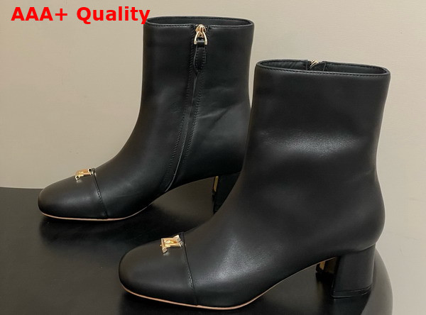 Louis Vuitton Swing Ankle Boot in Black Lambskin 1AICZD Replica