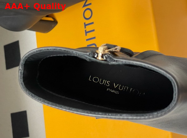 Louis Vuitton Swing Ankle Boot in Black Lambskin 1AICZD Replica