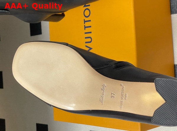 Louis Vuitton Swing Ankle Boot in Black Lambskin 1AICZD Replica