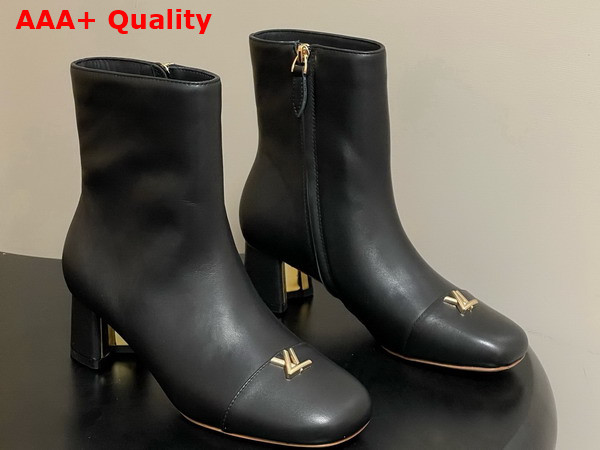 Louis Vuitton Swing Ankle Boot in Black Lambskin 1AICZD Replica