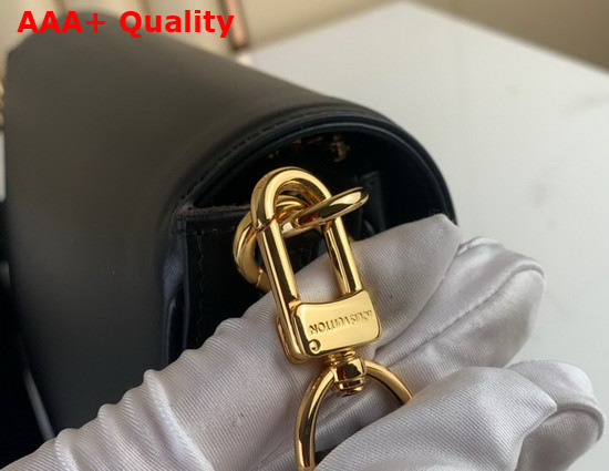 Louis Vuitton Swing Handbag in Black Calfskin Leather M20393 Replica