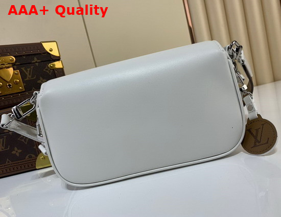 Louis Vuitton Swing Handbag in White Calfskin Leather M20395 Replica