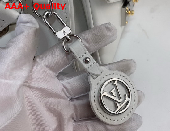 Louis Vuitton Swing Handbag in White Calfskin Leather M20395 Replica