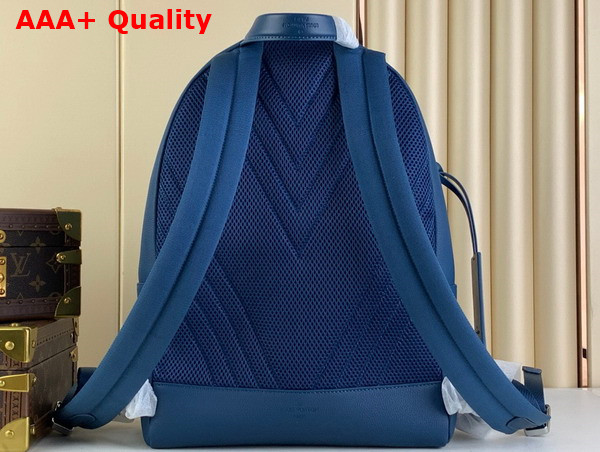 Louis Vuitton Takeoff Backpack in Atlantic Blue Cowhide Leather M23735 Replica