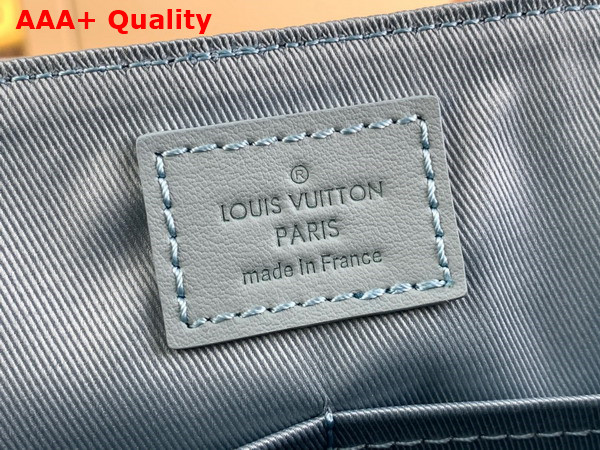Louis Vuitton Takeoff Messenger in Cloud Blue Cowhide Leather Replica