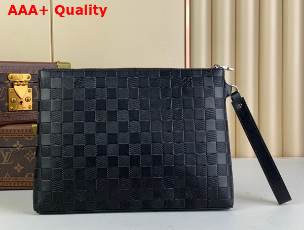 Louis Vuitton Takeoff Pouch Damier Infini Cowhide Leather N40504 Replica