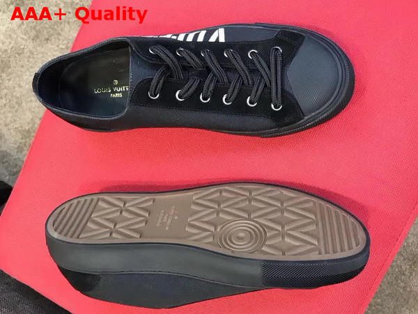Louis Vuitton Tattoo Sneaker Black Cotton Canvas Replica