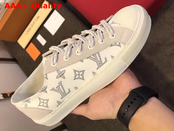 Louis Vuitton Tattoo Sneaker in Cream Monogram Cotton Canvas Replica